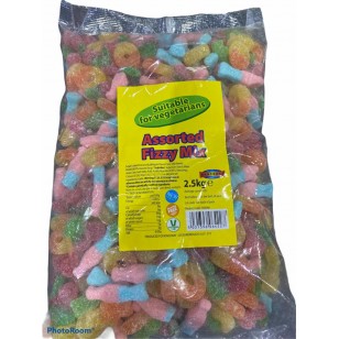 Assorted Fizzy Sweets Mix 2.5kg Suitable For Vegetarians